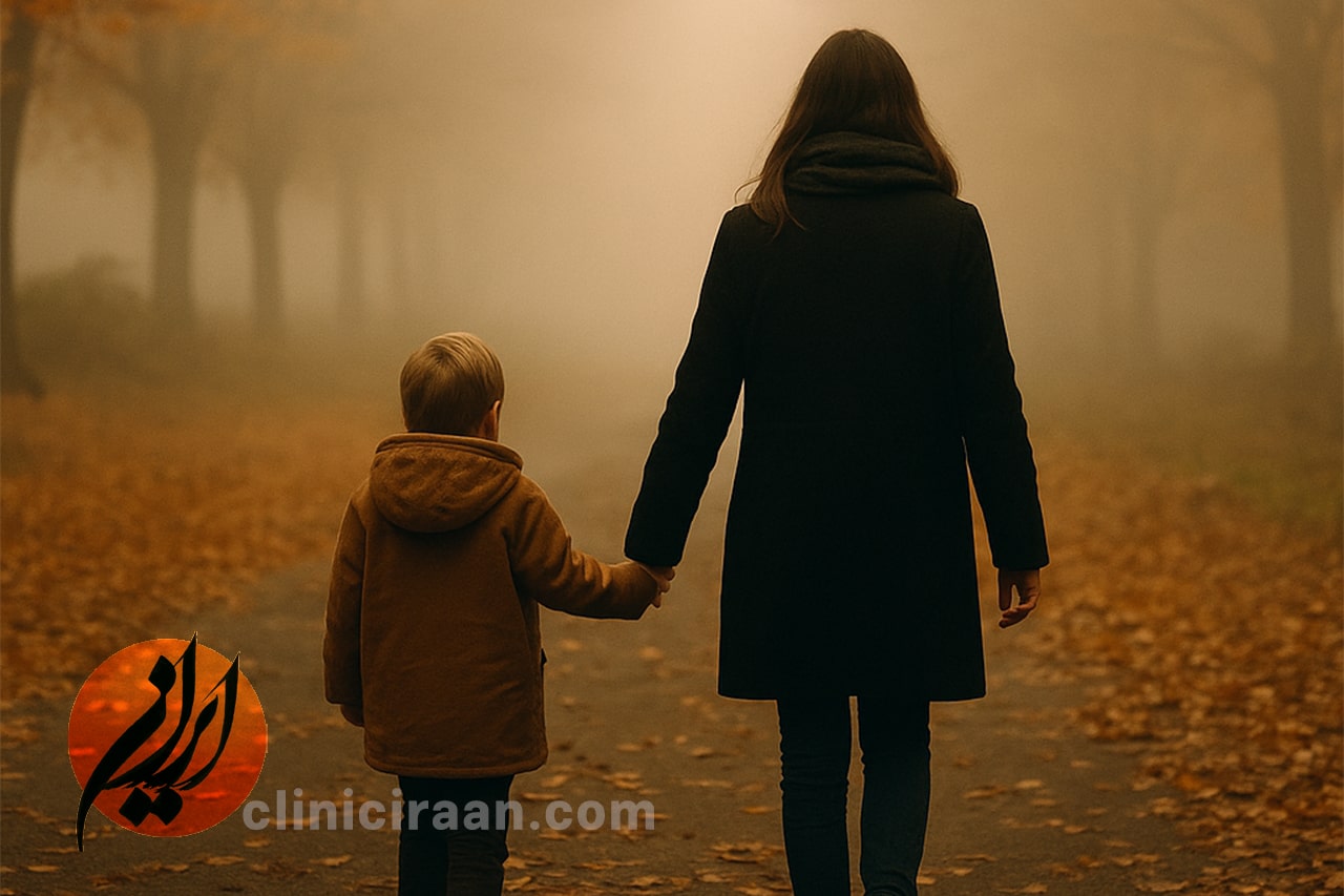 ارتباط با کودک بعد از اضطراب پس از حادثه - مادر و فرزند